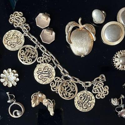 Vintage Goldtone Jewelry with Marked