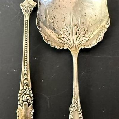 Antique Sterling Silver Duhme & Co. Bon-Bon Spoon And Fork