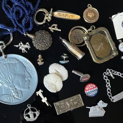 Menswear Jewelry, Advertising Collectibles with Sterling Pin