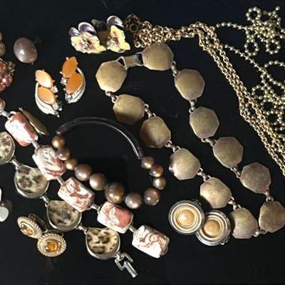 Vintage Costume Jewelry with Marked