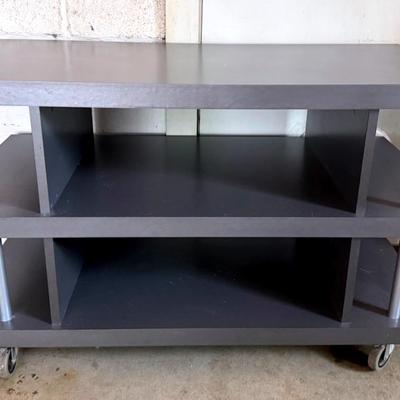Rolling 3-Tier Media Cart Or Entertainment Center