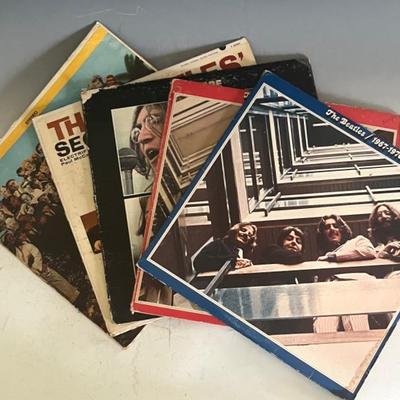 Beatles Albums (5), Various Labels, 1970s
