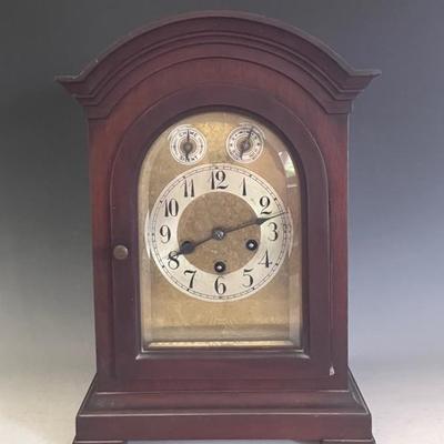 Antique Mahogany Mantle Clock
