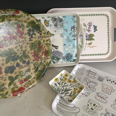 Botanical Themed Plastic Serving Trays (5) with IKEA, Portmeirion