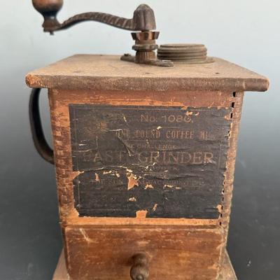 Antique Challenge Fast Grinder Coffee Mill #1080