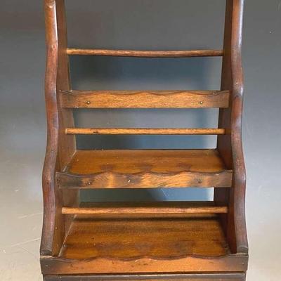 Vintage Wooden Hanging Spice Rack