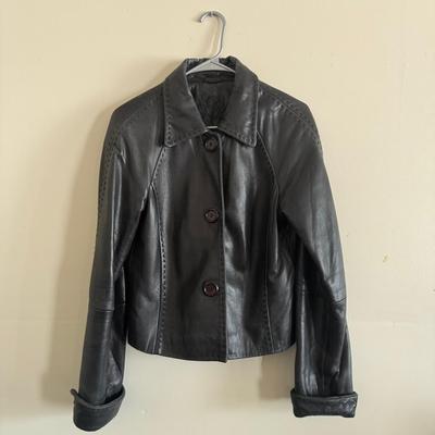 Ladies Black Leather 