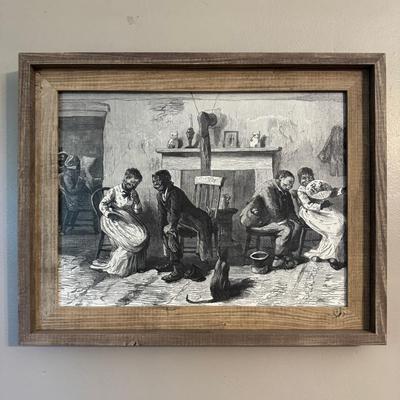 1878 Harpers Weekly Antique Print #2