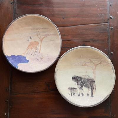 Hand Carved Plates from Kenya