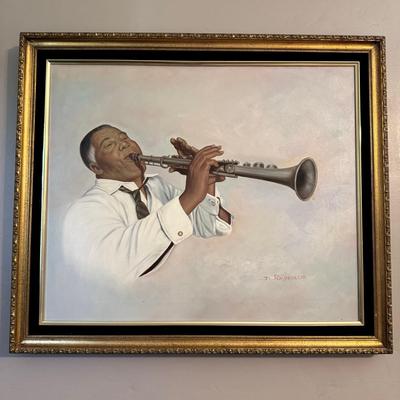Jazz Musician Painting by J. Raynolds