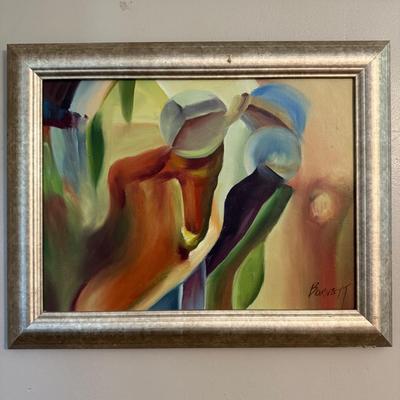 Abstract Painting by Burnett