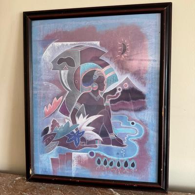 Woman in the Moonlight Print