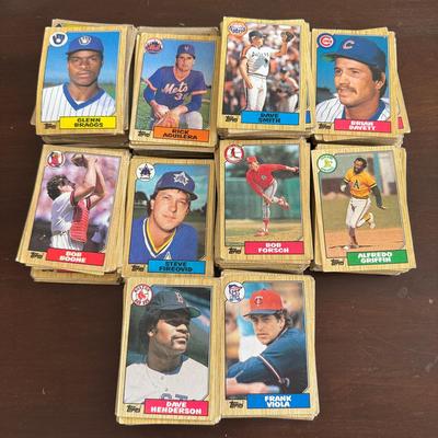 Collection of 80’s Baseball Cards