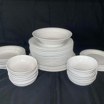 White Gibson Dishes