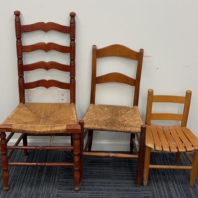 Goldilocks Three Bears Chairs