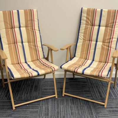 Garden Oasis Folding Cushion Chairs "Bridgeton" (2)