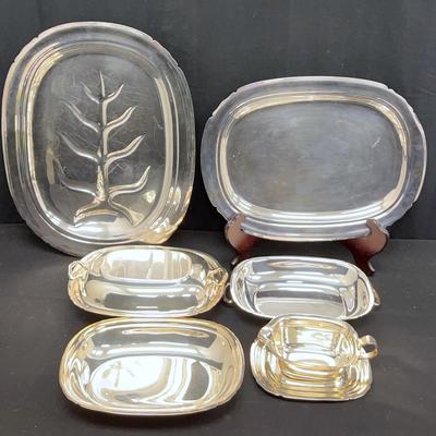 Reed & Borton “Mayflower” Silverplate Serving Pieces