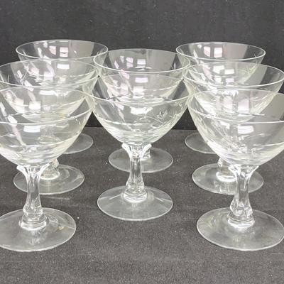 “Nosegay” By Fostoria - Champagne / Tall Sherbet (8)