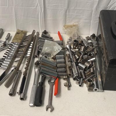 Sockets And Socket Wrenches Galore Large To Small Sizes 