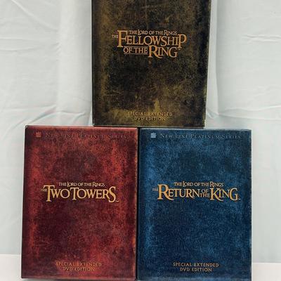 Peter Jackson’s Lord Of The Rings Trilogy Special Extended Edition DVD Set (3)
