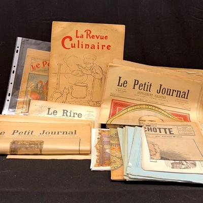 Antique And Vintage French Daily, Science, And Household Magazines
