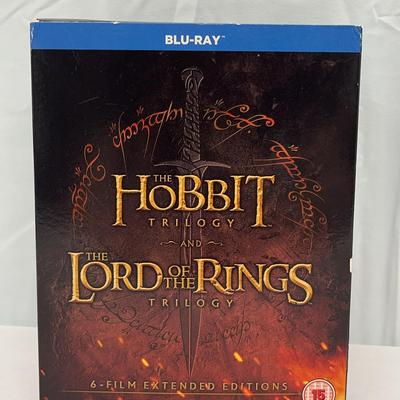 Peter Jackson’s Hobbit And Lord Of The Rings Extended Edition Blu-Ray Trilogies 30 Disc Set