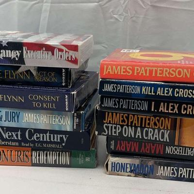 Audio Books James Patterson, Vince Flynn, & More 