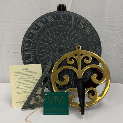 Virginia Metal Crafters Sundial + Sconce