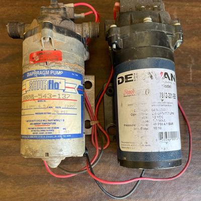 “Shurflo” and “Dewan” Diaphragm Pumps