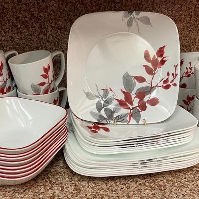“Corelle” Kyoto Leaves Porcelain Coordinates Set