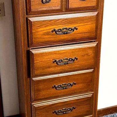 Six Drawer Wooden Dresser 