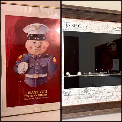1988 USMC Cabbage Patch Kid Frame and More 