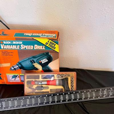 “Black & Decker” Speed Drill and More