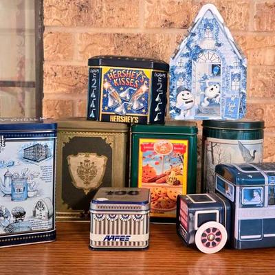 "Hershey's," "Maxwell," "Nestle," and More Tin Cans