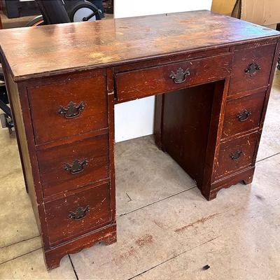 Vintage Wooden Desk 