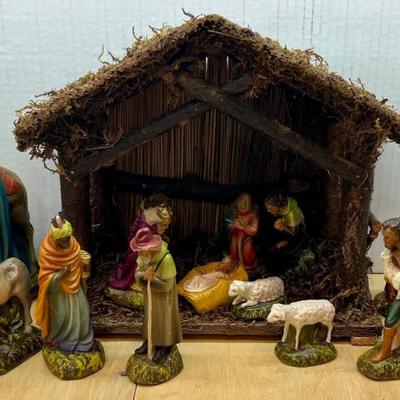 Vintage Britzone Germany Nativity Set