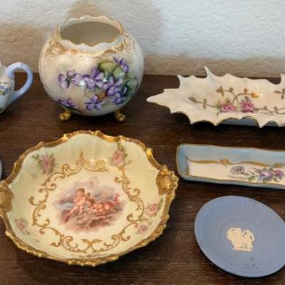 Collection Of Hand Painted China - Shelley - Austria - Rosenthal - Limoges France - Wedgwood 