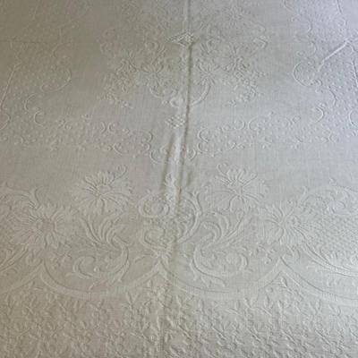 Lovely Antique Matelasse Bed Cover 82 X 74