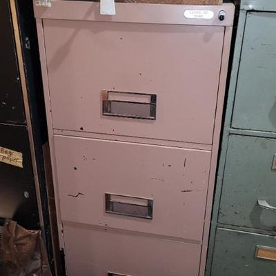 Sale Photo Thumbnail #42: Several Filing Cabinets, Fire Retardant File Chest