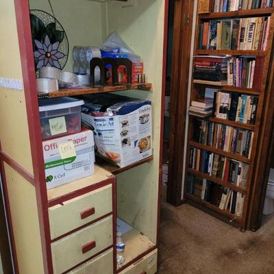 Sale Photo Thumbnail #26: Cabinet on Wheels, Books