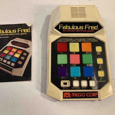 002-JE: Vintage Fabulous Fred Electronic Game