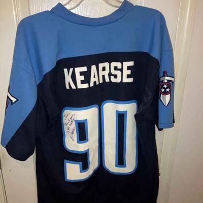 003-JE: Autographed Javon Kearse Titans Jersey