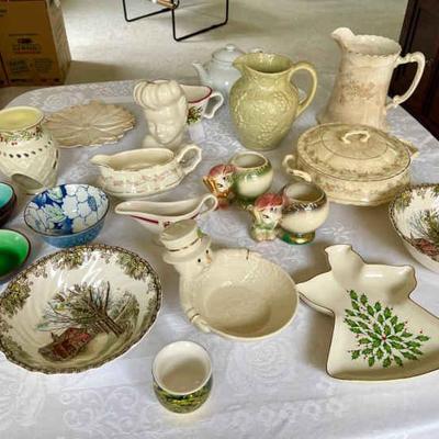 033-LR: Vintage Ceramic Servingware