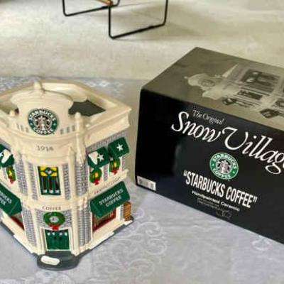030-LR: Department 56 Snow Village “Starbucks Coffee”