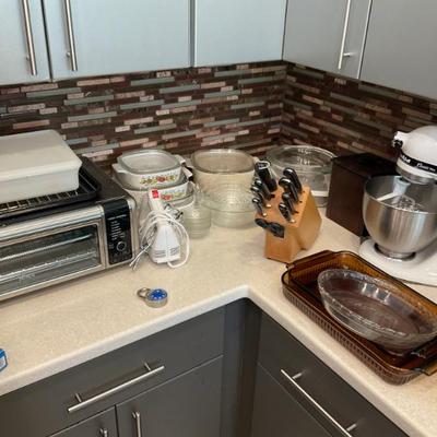 corning ware and oven sold, mixer sold