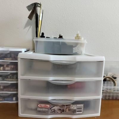Large Assortment Of Ceramic, Porcelain, And China, Painting Tools, Powders, Paints, And More