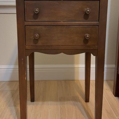 Small Wooden Side Table Or Nightstand 