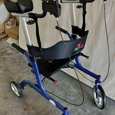Nova Phoenix Rise UP Rollator Blue Mobility Walker