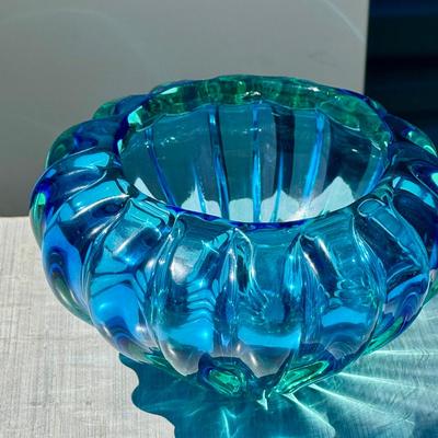 Vintage Murano Style Glass Bowl