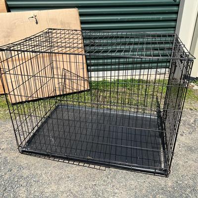 Large Black Dog Crate